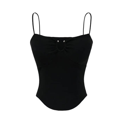 American Hot Girl Style U-neck Midriff-baring Camisole Women