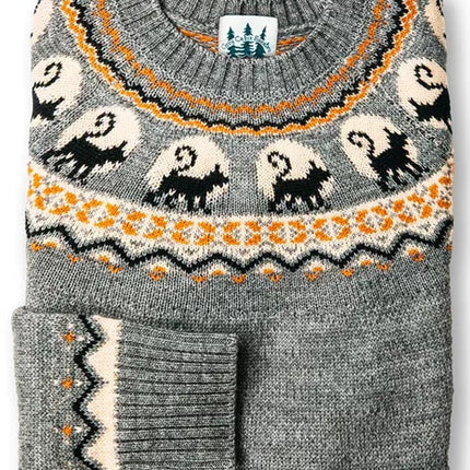 Women's Simple Loose Digital Printed Round Neck Sweater