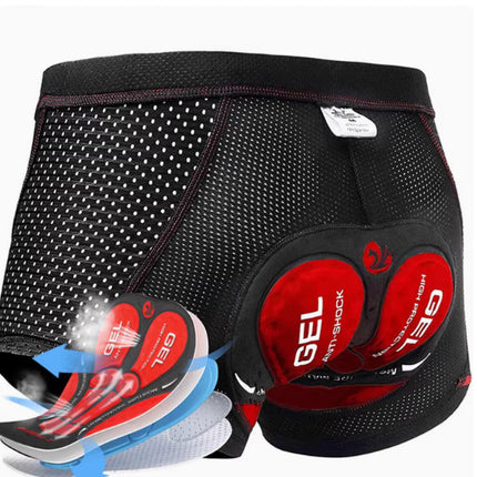 Men's Cycling Black Shorts Breathable