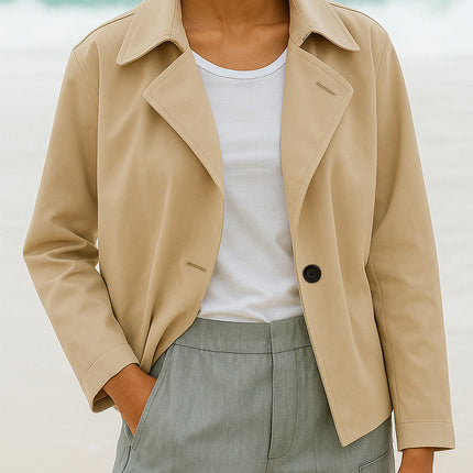 Jacket Coat Women's Solid Color Short Small Suit