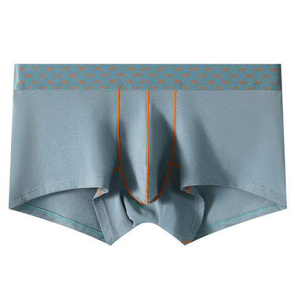 Men's Sports Fitness Low Waist Small Boxer Contrast Color Pants