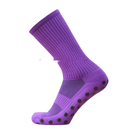 Solid Color Professional Competition Soccer Socks Magical Socks Hexagonal Friction Film