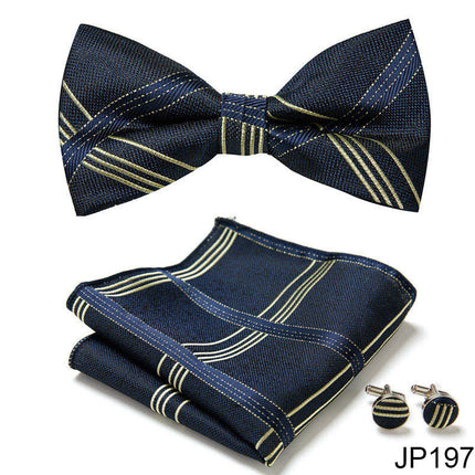 Men's Formal Suit British Korean Bow Tie