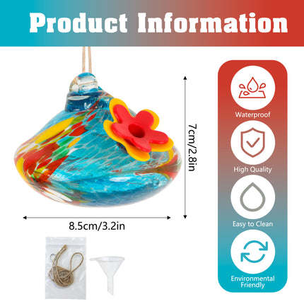 One Outdoor Courtyard With Glass Bird Feeder