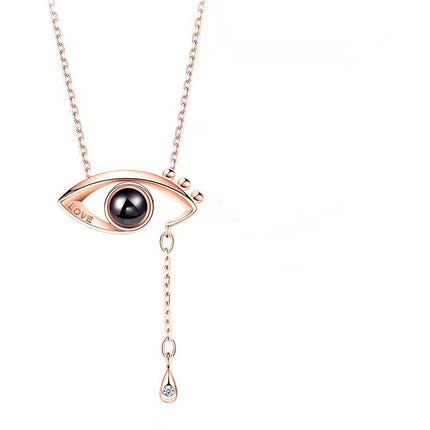 One Hundred 100 Sentences I Love You Customized Necklace Female