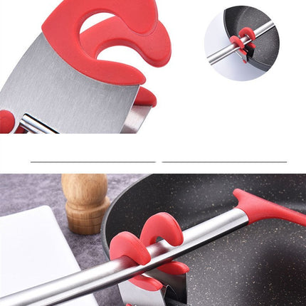 Stainless Steel Heat-resistant Spoon Rest Spatula Holder