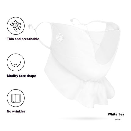Women's Outdoor Driving Cycling UV-proof Chiffon Sunscreen Mask