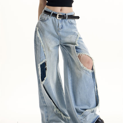 American Retro Hot Girl Design Jeans