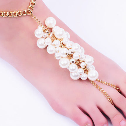 Multi-Pearl Ankle Chain