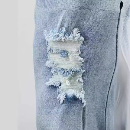 Fashion Wash Jeans Men's Ripped