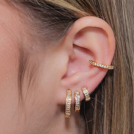 Women's Fashion Zircon Full Diamond Ear Clip