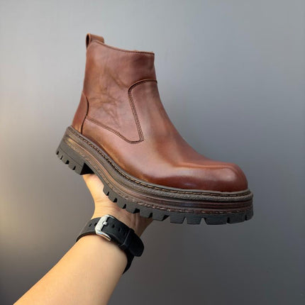 Autumn And Winter New Chelsea Boots Men's Business Shirt