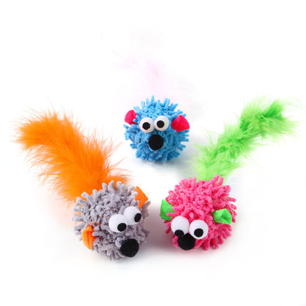 Pet Cat Toy Mop Dragon Mouse Funny