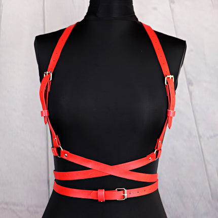 Punk Women's Leather Belt Underwear