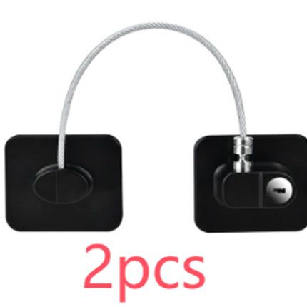 Window Security Chain Lock Window Cable Lock Restrictor Multifunctional Window Lock Door Security Guard for Baby Safety 1Pcs