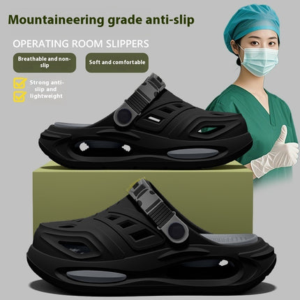 Slippers Men's Summer Outdoor Hole Shoes Deodorant And Non-slip