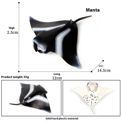 Simulation Marine Animal Model Children's Cognitive Toy