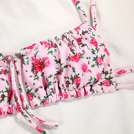 Swimwear Women's Printed Strap Bikini