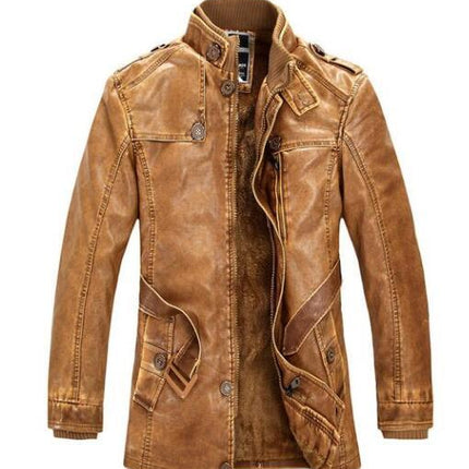 Duolino Classic Leather Jacket