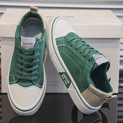 Breathable All-matching Skateboard Men's Soft Bottom Casual Sports Fashion Canvas Shoes