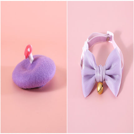 Pet Wool Cartoon Colored Bud Hat