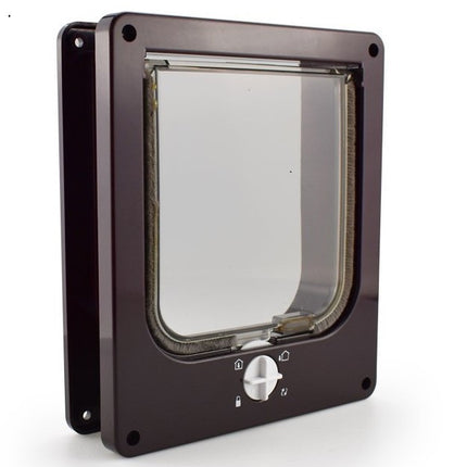 Interior Cat Door Rotary Lock Magnetic Closure Indoor Pet Door For Up Cats And Doggie Weatherproof Large Cat Door