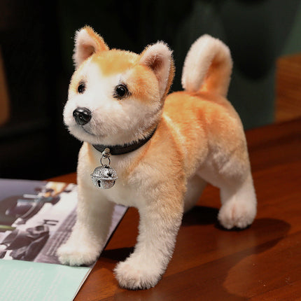 Simulation Dog Plush Toy Akita Doll