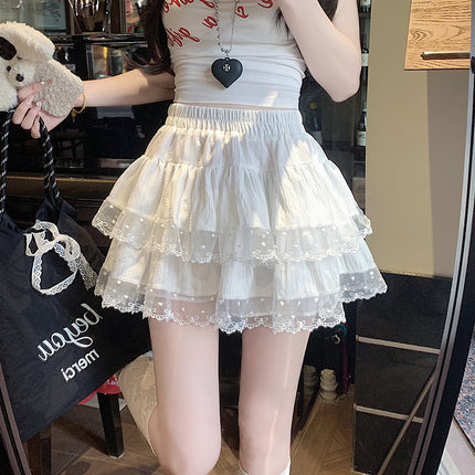 Women's Patchwork Cake Hot Girl Short Skirt