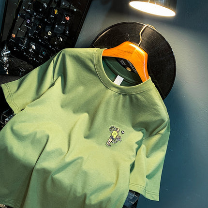 T-shirt Men's Trendy Printed Literary Youth