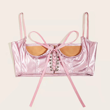 French Style European And American Fried Street Dark Girl Wrapped Chest Strap Waist Seal