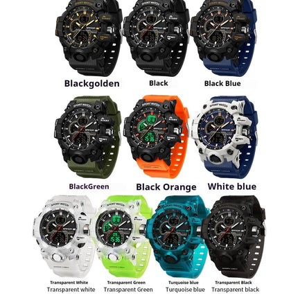 Dried Shrimp Cool Personality Student Fashion Sports Waterproof Electronic Watch