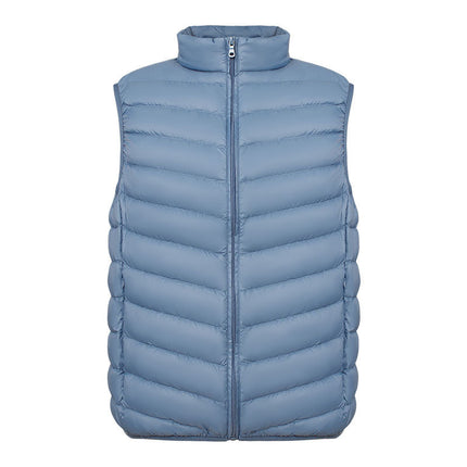 Men's Stand Collar Vest Thin