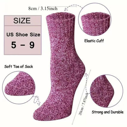 Women's Thickened Thermal Middle Tube Wool Socks
