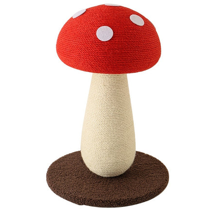 Cat Climbing Frame Mushroom Sisal Cat Scratch Board No Dandruff