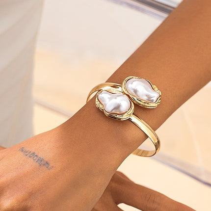 Baroque Shaped Pearl Necklace Retro Minority