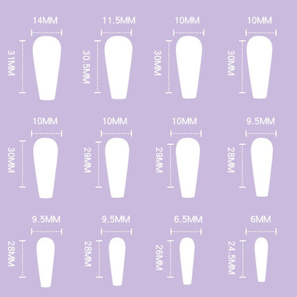 Wearing Nails Finished Soft Nails False Nails