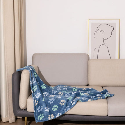 Pet Blanket Kennel Mat Dog Warm Double-sided Thickened Flannel