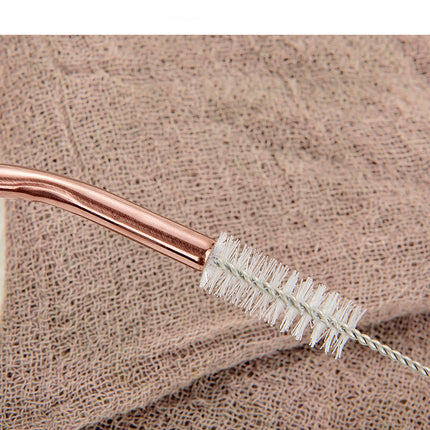 Stirring Spoon With Stainless Steel Filter Straw