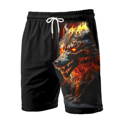 Casual 3d Printed Quick-drying Sports Shorts