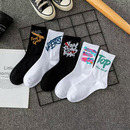 Socks Tube Socks Long Men's Sports White Breathable