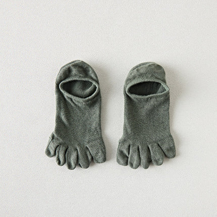 Men's Cotton Deodorant And Sweat-absorbing Breathable Five Toe Socks