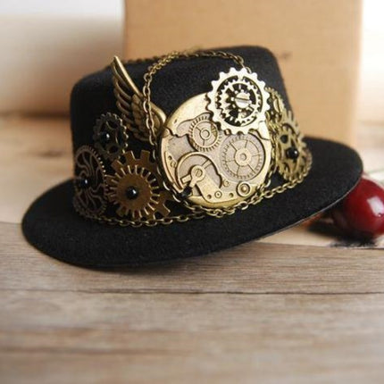 Party Show Decoration Hat Steampunk Hat Retro Lolita Accessories Gear Gay