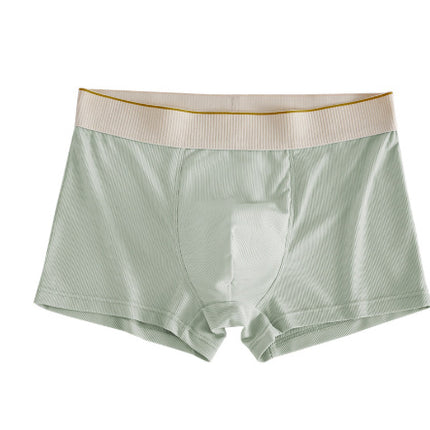 Ice Silk Stripes Men's Boxers Comfortable And Breathable
