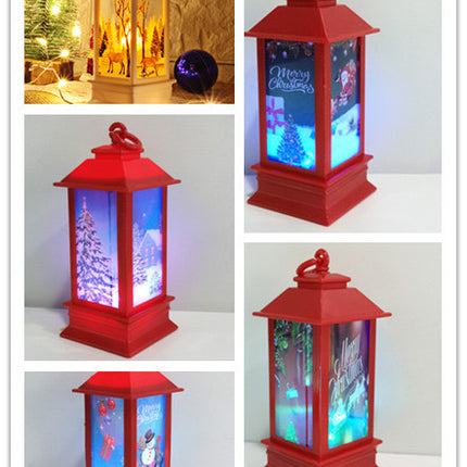 Santa Claus Snowman Light Merry Christmas Home Decor