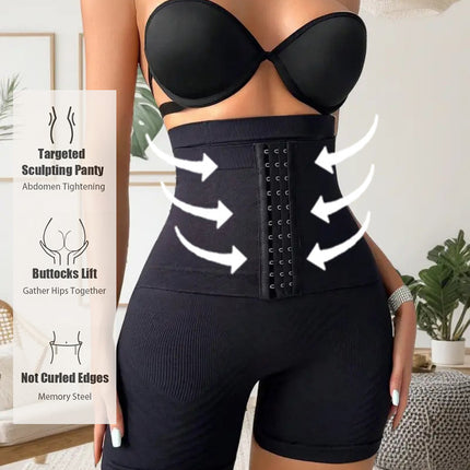 Women's Hip Raise Shaping Pants With Breasted Body Shaping