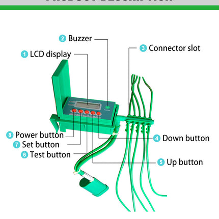 Automatic Micro Home Drip Irrigation Watering Kits System Sprinkler with Smart Controller for Garden