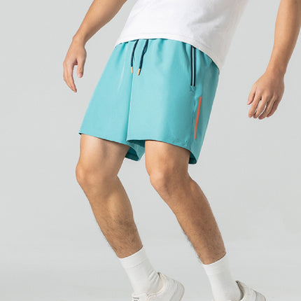 Fashion Personality Men's Ice Silk Beach Pants