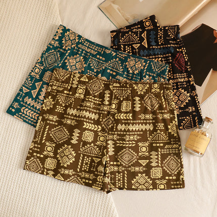 Men's American-style Retro Ethnic Boxers