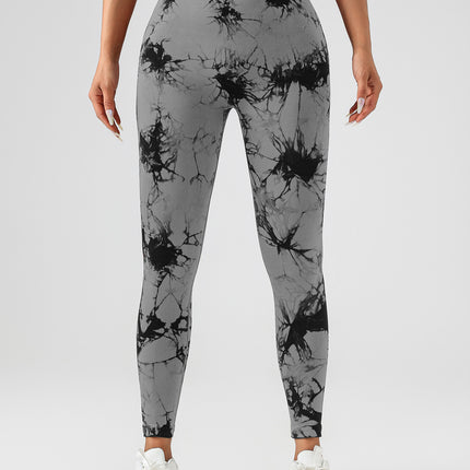 4 Pack Women's Scrunch Workout Leggings, High Waisted Butt Lifting Tie-dye V Back Waist Seamless Gym Yoga Leggings, Workout Leggings For Women Jada Leggings