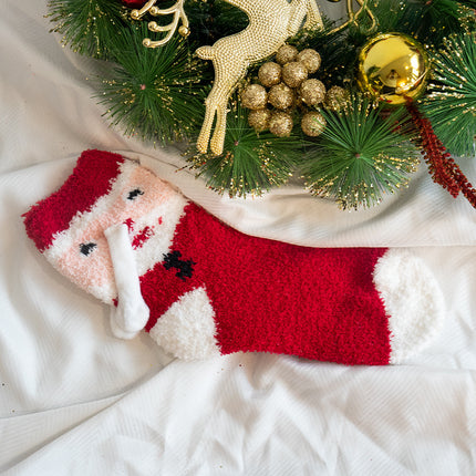 Fashion Simple Magnetic Christmas Socks For Men And Women